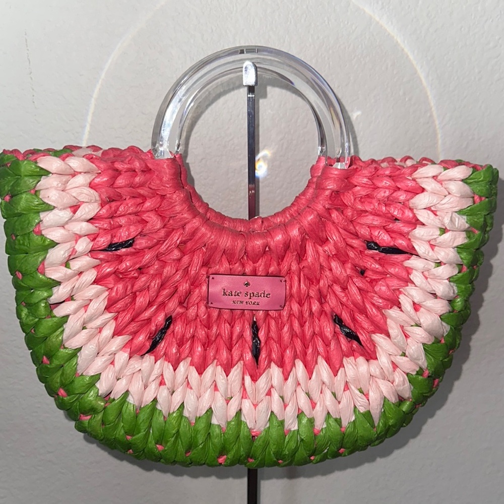 Kate Spade Watermelon Woven Bag